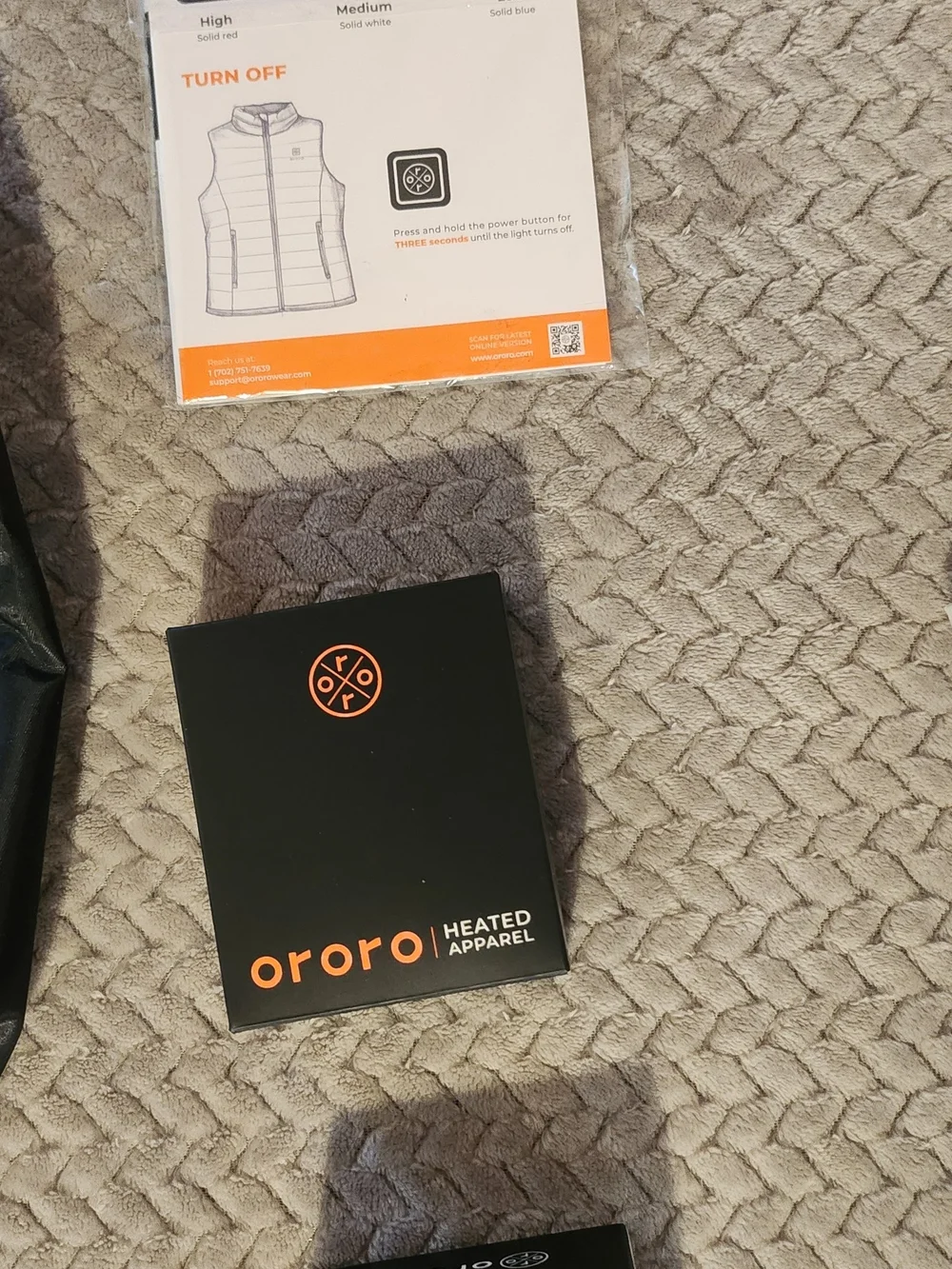 ororo Women's Heated Vest in Cream - Battery Powered Heated Vest
